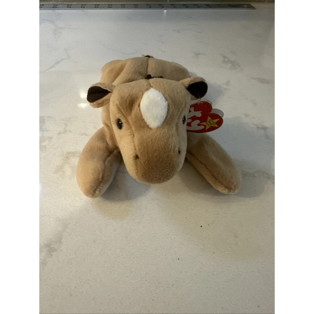 TY Beanie Baby - DERBY the Horse (with‎ star & yarn mane) (8 inch)